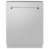 ZLINE Kitchen Package Refrigerator, Range , Range Hood , Microwave, Dishwasher 5KPR-RARH48-MWDWV
