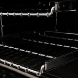 ZLINE 24" Dual Fuel Range, Stainless Steel, Brass Burners, RA-BR-24