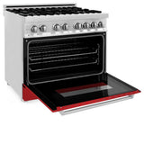 ZLINE 36" Bundle Range RA-RM-36 & Wall Range Hood KB-36, 2KP-RARMRH36