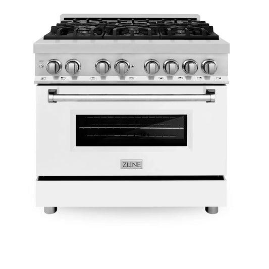 ZLINE 36" Bundle Range RA36 & Range Hood KB-36, 2KP-RAWMRH36