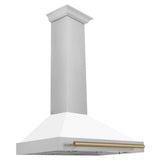ZLINE 48" Autograph Stainless Wall Range Hood KB4SNZ-WM48-CB