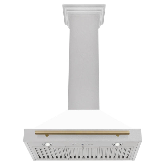 ZLINE 30" Autograph Stainless Wall Range Hood KB4SNZ-WM30-CB