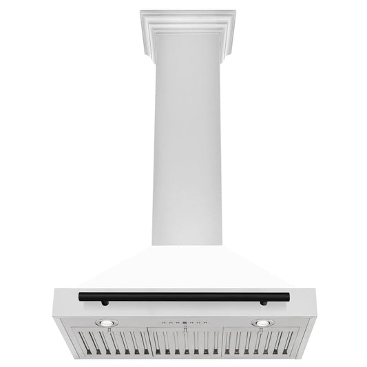 ZLINE 30" Autograph Stainless Wall Range Hood KB4STZ-30-MB