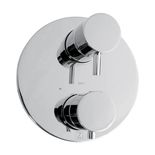ZLINE Emerald Bay Thermostatic Shower System with Body Jets EMBY-SHS-T3-CH