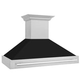 ZLINE 48" Autograph DuraSnow Black Matt Wall Range Hood 8654SNX-BLM-48