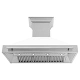ZLINE 48" Autograph DuraSnow White Stainless Wall Range Hood 8654SNX-WM-48