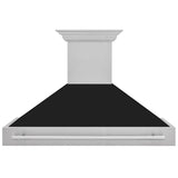 ZLINE 48" Autograph DuraSnow Black Matt Wall Range Hood 8654SNX-BLM-48