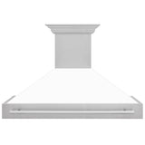 ZLINE 48" Autograph DuraSnow White Stainless Wall Range Hood 8654SNX-WM-48