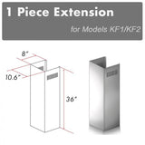 ZLINE 1 Piece Chimney Extension for 10' Ceiling,1PCEXT-KF1