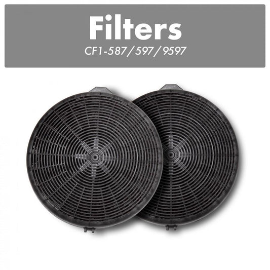 ZLINE 1 Set Charcoal Filters for Range Hoods w/Recirculating Option, CF1-587/597/9597