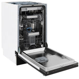 ZLINE 18" Dishwasher in Black matt panel, Stainless Tub, DWV-BLM-18