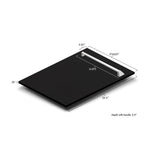 ZLINE 18" Dishwasher in Black matt panel, Stainless Tub, DWV-BLM-18