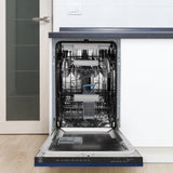 ZLINE 18" Dishwasher in Blue gloss panel, Stainless Tub, DWV-BG-18
