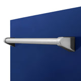 ZLINE 18" Dishwasher in Blue gloss panel, Stainless Tub, DWV-BG-18