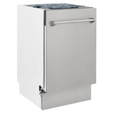 ZLINE 18" Dishwasher in Custom Panel Ready, Stainless Tub, DWV-304-18