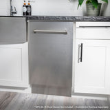 ZLINE 18" Dishwasher in Custom Panel Ready, StainlessTub, DWV-18