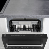 ZLINE 18" Dishwasher in Custom Panel Ready, StainlessTub, DWV-18