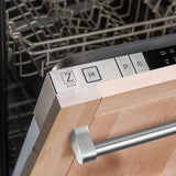 ZLINE 18" Dishwasher in Unfinished Wood with Stainless Steel Tub, DW-UF-H-18