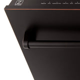ZLINE 18" Dishwasher, Oil Rubbed Bronze panel, Stainless Tub, DWV-ORB-18