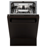 ZLINE 18" Dishwasher, Oil Rubbed Bronze panel, Stainless Tub, DWV-ORB-18