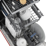 ZLINE 18" Dishwasher, Red Matt panel, Stainless Tub, DWV-RM-18