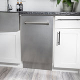 ZLINE 18" Dishwasher, Stainless panel, Stainless Tub, DWV-SN-18