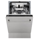 ZLINE 18" Dishwasher, Stainless panel, Stainless Tub, DWV-SN-18