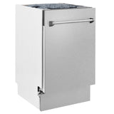 ZLINE 18" Dishwasher, Stainless panel, Stainless Tub, DWV-SN-18