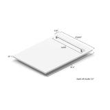 ZLINE 18" Dishwasher, White Matte panel, Stainless Tub, DWV-WM-18