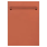 ZLINE 18" Dishwasher with Copper panel, Stainless Tub, DWV-C-18