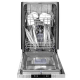 ZLINE 18 in. Compact Top Control Dishwasher with Stainless Steel Tub and Modern Style Handle, DW-BS-H-18
