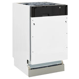 ZLINE 18 in. Tallac Series 3rd Rack Top Control Dishwasher in a Stainless Steel Tub DWV-BS-18