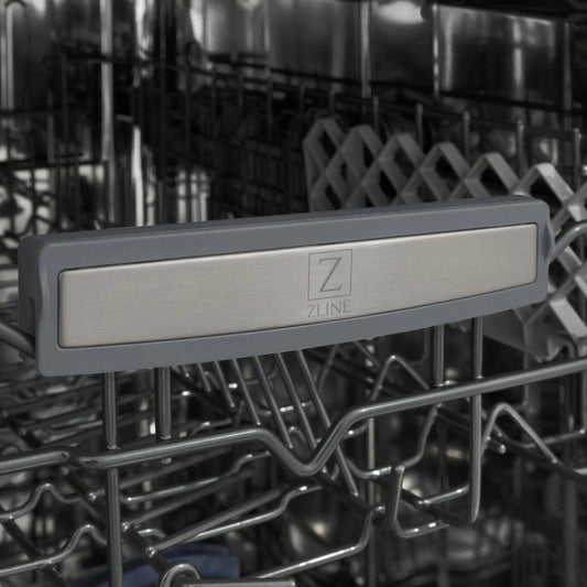 ZLINE 18" Tallac Series 3rd Rack Top Control Dishwasher in Custom Panel Ready with Stainless Steel Tub, DWV-UF-18