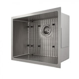ZLINE 23" Undermount Single Bowl Sink in Stainless Steel, SRS-23