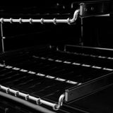 ZLINE 24" Autograph Dual Fuel Range Black Stainless, Bronze RABZ-24-CB