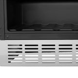ZLINE 24" Autograph Edition 154 Can Beverage Cooler Fridge with Adjustable Shelves in Stainless Steel with Gold Accents RBVZ-US-24-G