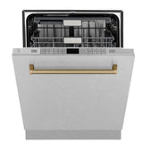 ZLINE 24" Autograph Tall Tub Dishwasher, Bronze, DWMTZ-SN-24-CB