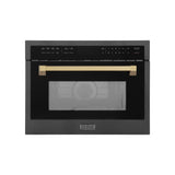 ZLINE 24" Convection Microwave, Black Stainless, Bronze MWOZ-24-BS-CB