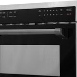 ZLINE 24" Convection Microwave, Stainless Steel, Black MWOZ-24-MB