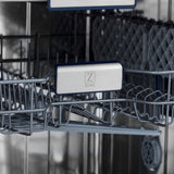ZLINE 24" Dishwasher, Custom Panel Ready, Stainless Tub, 3rd Rack, DWV-24