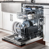 ZLINE 24" Dishwasher, Hammered Copper panel, Stainless Tub, DWV-HH-24