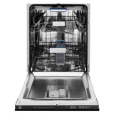 ZLINE 24" Dishwasher in Black Matte panel, Stainless Tub, DWV-BLM-24