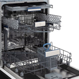 ZLINE 24" Dishwasher in Black Matte panel, Stainless Tub, DWV-BLM-24