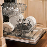 ZLINE 24" Dishwasher In Black Stainless Steel, Stainless Tub, DW-BS-24