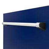 ZLINE 24" Dishwasher in Blue gloss panel, Stainless Tub, DWV-BG-24
