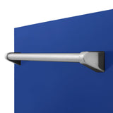ZLINE 24" Dishwasher in Blue Matte panel, Stainless Tub, DWV-BM-24