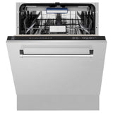 ZLINE 24" Dishwasher in Custom Panel Ready, Stainless Tub, DWV-304-24