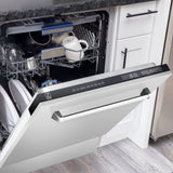 ZLINE 24" Dishwasher in Custom Panel Ready, Stainless Tub, DWV-304-24