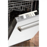 ZLINE 24" Dishwasher in White Matte, Traditional Handle, DW-WM-24