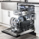 ZLINE 24" Dishwasher, Oil Rubbed Bronze panel, Stainless Tub, DWV-ORB-24
